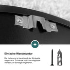 Moosbild Wandkunst Wandhalterung Montage; Schraube, Einschlagdübel